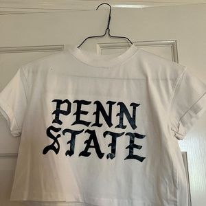 Custom Crop Penn State Shirt